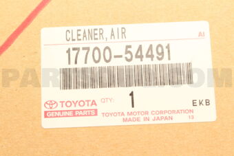 1770054491 Toyota CLEANER ASSY, AIR