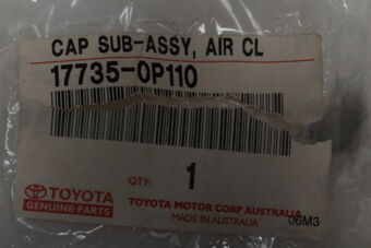 177350P110 CAP, AIR CLEANER