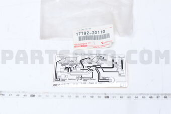 1779220110 Toyota PLATE, ENGINE VACUUM HOSE INFORMATION