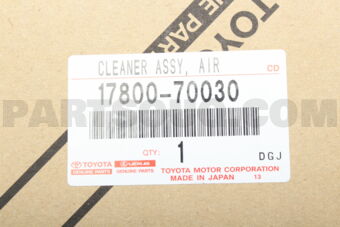1780070030 Toyota CLEANER ASSY  AIR
