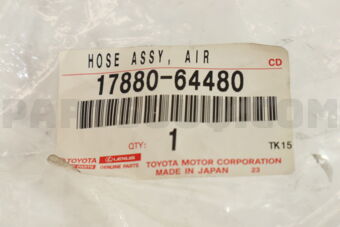 1788064480 Toyota HOSE ASSY, AIR CLEANER