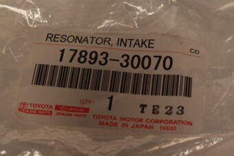 1789330070 RESONATOR, INTAKE AIR