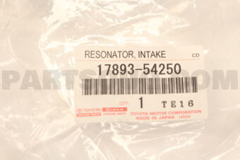 1789354250 Toyota RESONATOR, INTAKE AIR