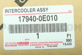 179400E010 INTERCOOLER ASSY