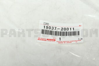 1903720011 CORD SET, COIL & SPARK, W/RESISTIV