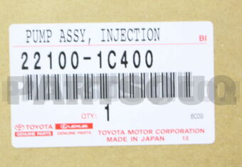 221001C400 PUMP ASSY, INJECTION OR SUPPLY