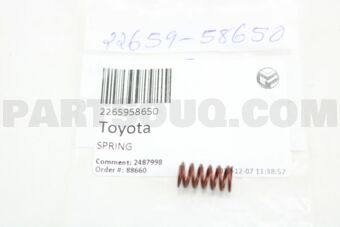 2265958650 SPRING, COUPLING