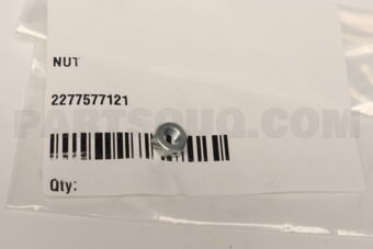 2277577121 Toyota NUT, LOCK(FOR INJECTION PUMP)