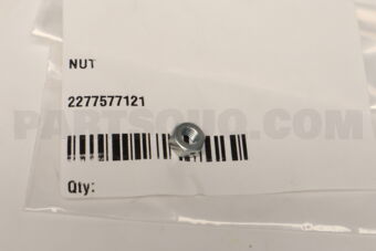 2277577121 Toyota NUT, LOCK(FOR INJECTION PUMP)