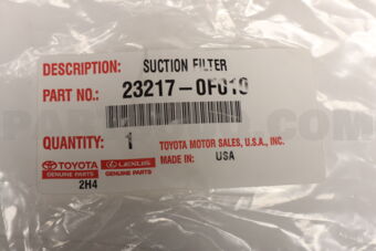 232170F010 Toyota FILTER, FUEL PUMP