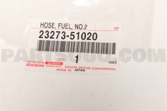 2327351020 HOSE, FUEL, NO.2