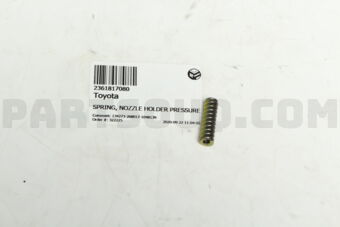 2361817080 SPRING, NOZZLE HOLDER PRESSURE