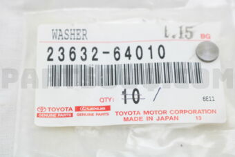 2363264010 WASHER(FOR NOZZLE HOLDER PRESSURE 