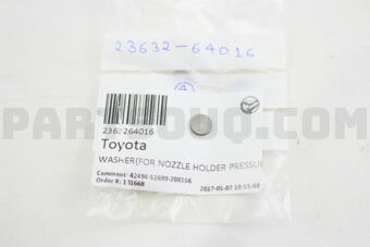 2363264016 WASHER(FOR NOZZLE HOLDER PRESSURE 