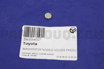 2363264017 WASHER(FOR NOZZLE HOLDER PRESSURE 