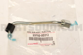 237020E012 Toyota PIPE SUB-ASSY  INJEC