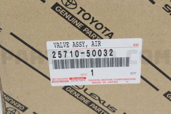 2571050032 VALVE ASSY  AIR
