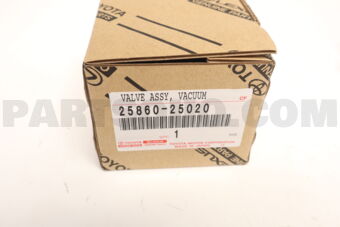 2586025020 Toyota VALVE ASSY  VACUUM