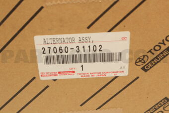 2706031102 Toyota ALTERNATOR ASSY