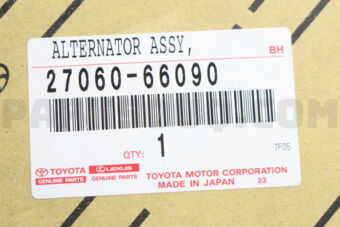 2706066090 ALTERNATOR ASSY