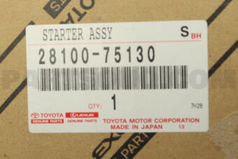 2810075130 STARTER ASSY