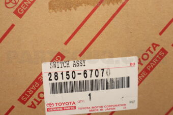 2815067070 Toyota SWITCH ASSY, MAGNET STARTER
