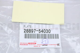 2889754030 PLATE, BATTERY CAUTION
