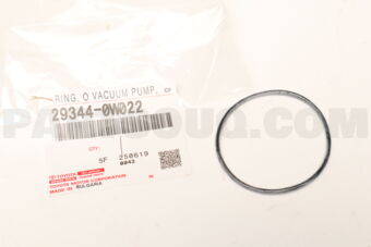 293440W022 Toyota RING  O VACUUM PUMP