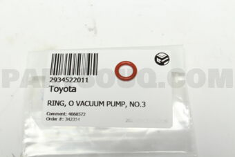 2934522011 RING, O VACUUM PUMP, NO.3