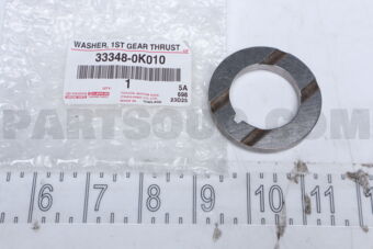 333480K010 Toyota WASHER, 1ST GEAR THRUST