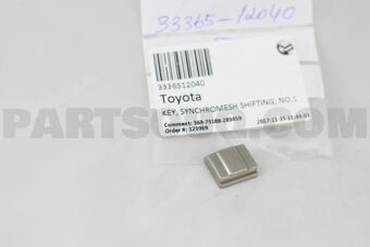 3336512040 KEY, SYNCHROMESH SHIFTING, NO.1