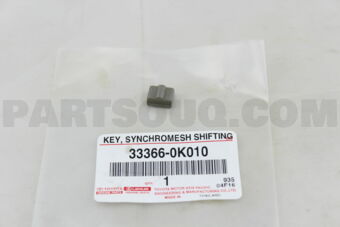 333660K010 KEY, SYNCHROMESH SHIFTING, NO.2