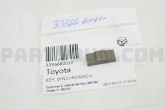 3336660010 KEY, SYNCHROMESH SHIFTING, NO.2