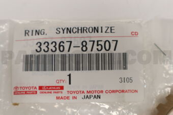 3336787507 RING, SYNCHRONIZER, NO.1