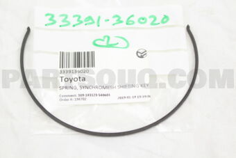 3339136020 SPRING, SYNCHROMESH SHIFTING KEY, 