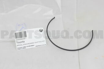3339260010 SPRING, SYNCHROMESH SHIFTING KEY, 