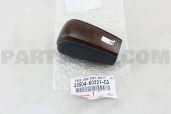 3350460321C3 Toyota KNOB SUB-ASSY, SHIFT LEVER