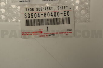 3350460400E0 KNOB SUB-ASSY, SHIFT LEVER