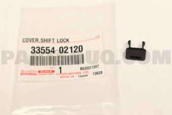 3355402120 COVER, SHIFT LOCK RELEASE BUTTON