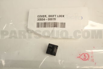 3355406070 Toyota COVER, SHIFT LOCK RELEASE BUTTON