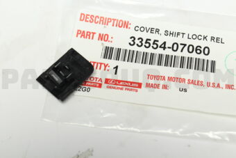 3355407060 COVER, SHIFT LOCK RELEASE BUTTON