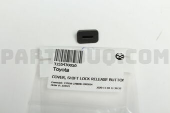 3355430050 COVER, SHIFT LOCK RELEASE BUTTON