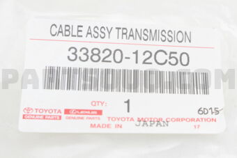 3382012C50 Toyota CABLE ASSY, TRANSMISSION CONTROL