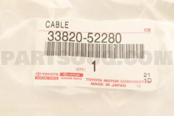 3382052280 CABLE ASSY, TRANSMISSION CONTROL