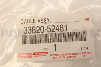 3382052481 Toyota CABLE ASSY, TRANSMISSION CONTROL