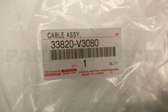 33820V3080 Toyota CABLE ASSY TRANSMISSION CONTROL