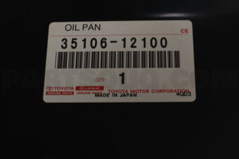 3510612100 Toyota PAN SUB-ASSY, AUTOMATIC TRANSAXLE OIL