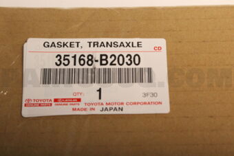 35168B2030 Toyota GASKET  TRANSAXLE