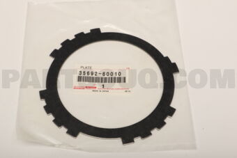 3569260010 Toyota PLATE, BRAKE, NO.2