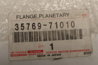 3576971010 Toyota FLANGE, PLANETARY